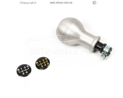 Gear knob Volkswagen Caddy 2010-2015 - type: gear knob aluminum фото 0