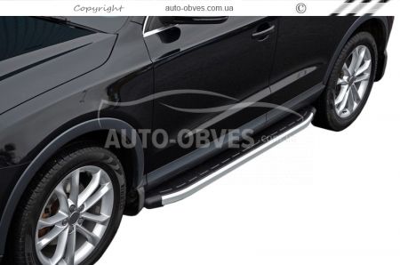 Profile running boards Audi Q3 2015-2018 - Style: Range Rover фото 1