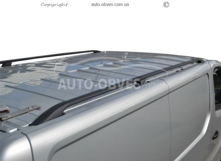 Roof rails Opel Zafira Life 2019-... - type: mounting alm, color: black фото 3