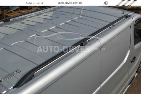 Roof rails Nissan NV300 2016-... - type: mounting alm, color: black фото 7