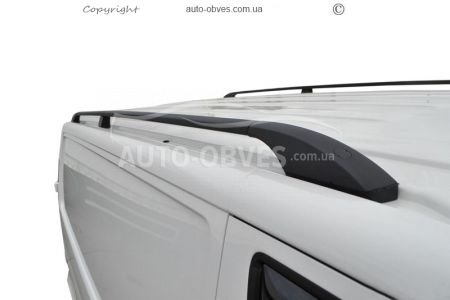 Рейлинги Volkswagen T5 - тип: алм крепления, цвет: черный фото 4