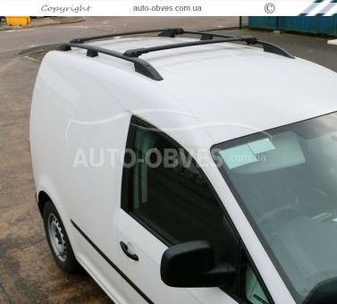 Roof rails VW Caddy - type: pc crown, color: black фото 5