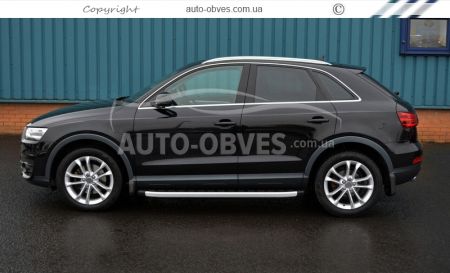 Профільні підніжки Audi Q3 - style: Range Rover фото 3