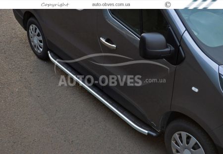 Running boards Opel Vivaro 2015-2019 - Style: Range Rover фото 4