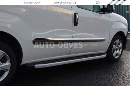 Running boards Fiat Doblo 2015-… - Style: Range Rover фото 3