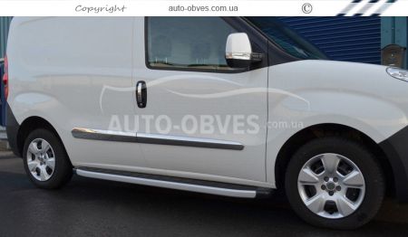 Running boards Fiat Doblo 2015-… - Style: Range Rover фото 4