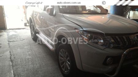 Боковые площадки Mitsubishi L200 2019-... Ø:42|51|60мм фото 1