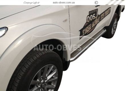 Side platforms Mitsubishi L200 2015-2018 Ø:42|51|60mm фото 0