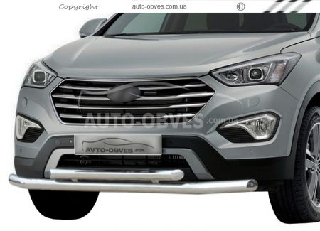 Двойная дуга Hyundai Santa Fe 2013-2016 фото 0