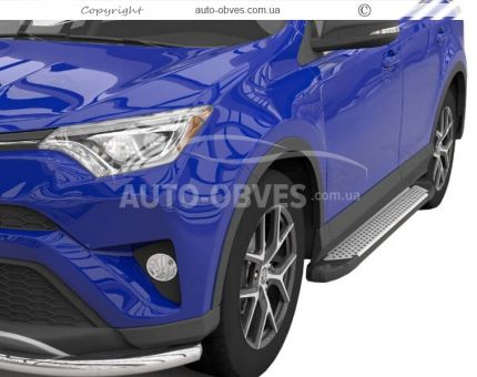 Подножки Toyota Rav4 2016-2019 - style: BMW фото 4