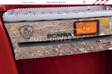 Накладки на сходинки широкий варіант Scania всі моделі - тип: штамповка 3D фото 5
