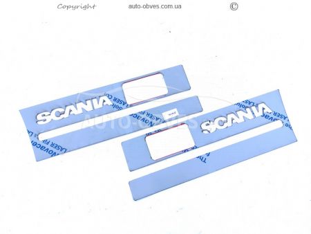 Накладки на торець підніжки Scania всі моделі фото 1