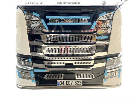 Накладки на фари окантовки Scania S, R euro 6 2016-... фото 12