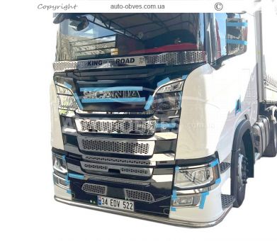 Дефлектор капота мухобойка Scania euro 6 фото 2