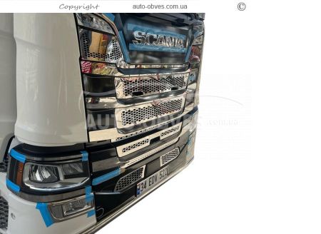 Накладки на фари окантовки Scania S, R euro 6 2016-... фото 13