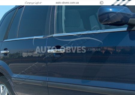 Накладки на молдинги вікон Ford Fusion - тип: нержавійка фото 4