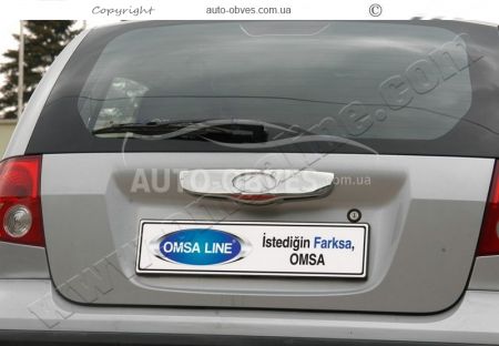 Trim on the trunk lid over the number Hyundai Getz 2002-2005 under the logo фото 2