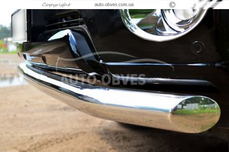 Защита бампера Toyota Prado 150 2014-2018 - тип: модельная с пластинами фото 5