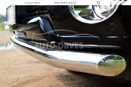 Захист бампера Toyota Prado 150 2014-2018 - тип: модельний з пластинами фото 5