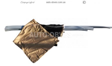 Шторки Mercedes Vito L1\L2\L3 бази, колір: бежево - чорні фото 1