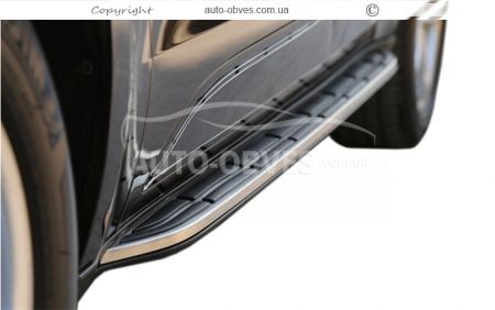 Боковые подножки аналог Porsche Macan фото 3