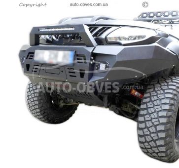 Front power bumper for Mitsubishi L200 2015-2018 фото 2