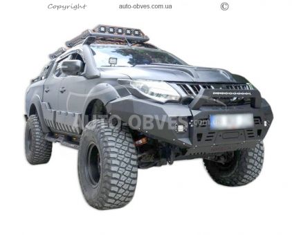 Передній бампер силовий для Mitsubishi L200 2015-2018 фото 6