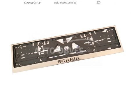 License plate frame for Scania P - 1 pc фото 0