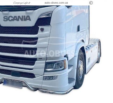 Захист бічного пластику Scania euro 6 - тип: нержавійка фото 8