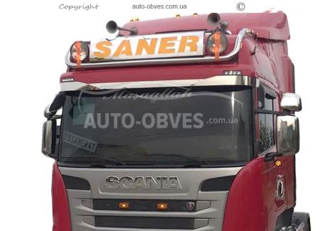 Накладки на верхній козирьок Scania Strimline фото 14