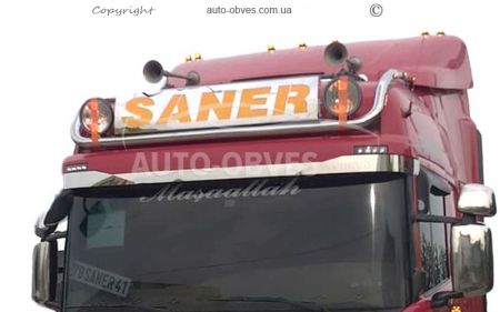Накладки на верхній козирьок Scania Strimline фото 8