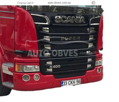 Накладки на протитуманні фари Scania всі моделі - тип: штамповка 3D фото 6