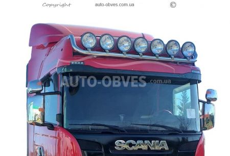 Тримач для фар на дах Scania R, послуга: встановлення діодів фото 2