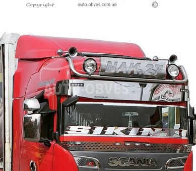 Накладки на дзеркала Scania R, G - тип: штамповка 3D фото 10