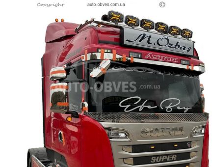 Накладки на верхній козирьок Scania Strimline фото 12