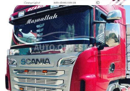 Накладки на дзеркала Scania R, G - тип: штамповка 3D фото 7