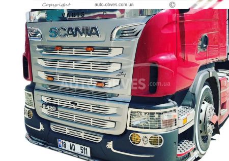 Накладки на сходинки широкий варіант Scania всі моделі - тип: штамповка 3D фото 9