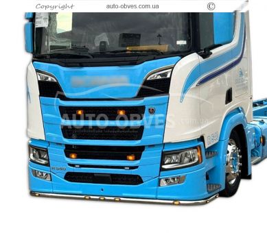 Захист переднього бампера Scania S, R 2017-... - низький бампер фото 3