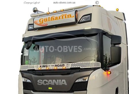Дефлектор капота мухобойка Scania euro 6 фото 11