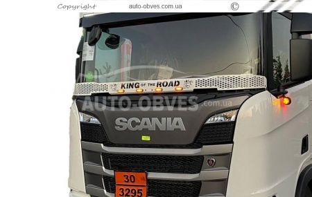 Дефлектор капота мухобойка Scania euro 6 фото 7