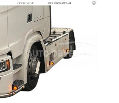 Накладки на міжосеві спойлера Scania S, R euro 6 2016-... - тип: штамповка 3D фото 6