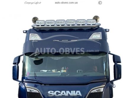 Накладки на фонарі верхні Scania R, S euro 6 2017-... - тип: штамповка 3D кабіна topline фото 14