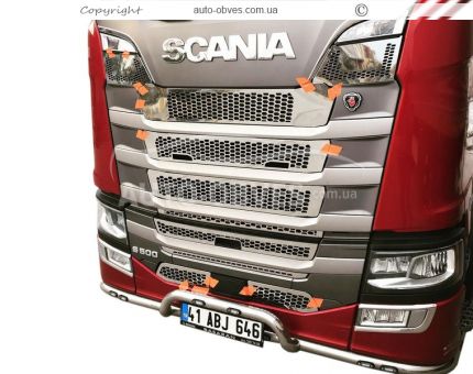 Накладки літери Scania R, S euro 6 2017-... - тип: штамповка 3D фото 8