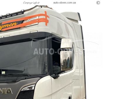 Накладки на дзеркала Scania R, S euro 6 2017-... - тип: штамповка 3D фото 10