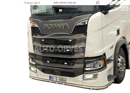 Накладки на решітку Scania R, S euro 6 2017-... - тип: полоски фото 12