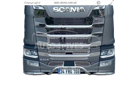 Накладки в решітку сітки Scania S 2016-... - тип: штамповка 3D фото 11