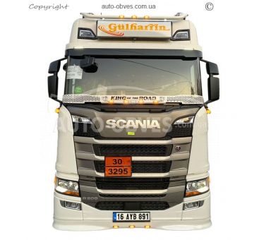 Дефлектор капота мухобойка Scania euro 6 фото 9