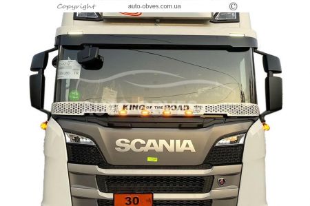 Дефлектор капота мухобойка Scania euro 6 фото 8