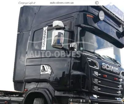 Накладки на стойки дверей для Scania 4 шт фото 6