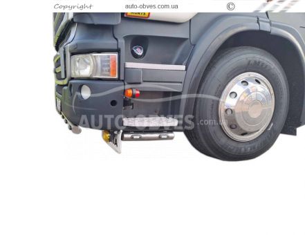Protection of the front bumper Scania R, G - from 3 parts фото 3
